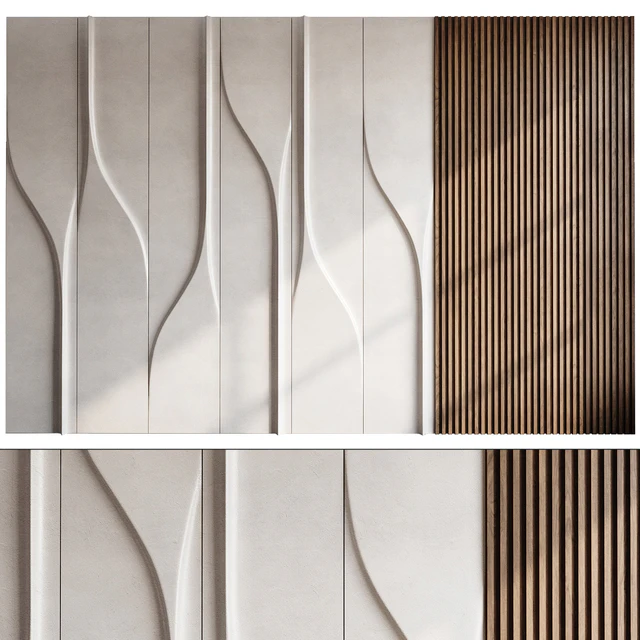 Headboard 3d Wall Panel 33 — Descargar