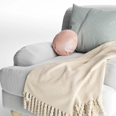 Rose Fabric Armchair — Вид 4