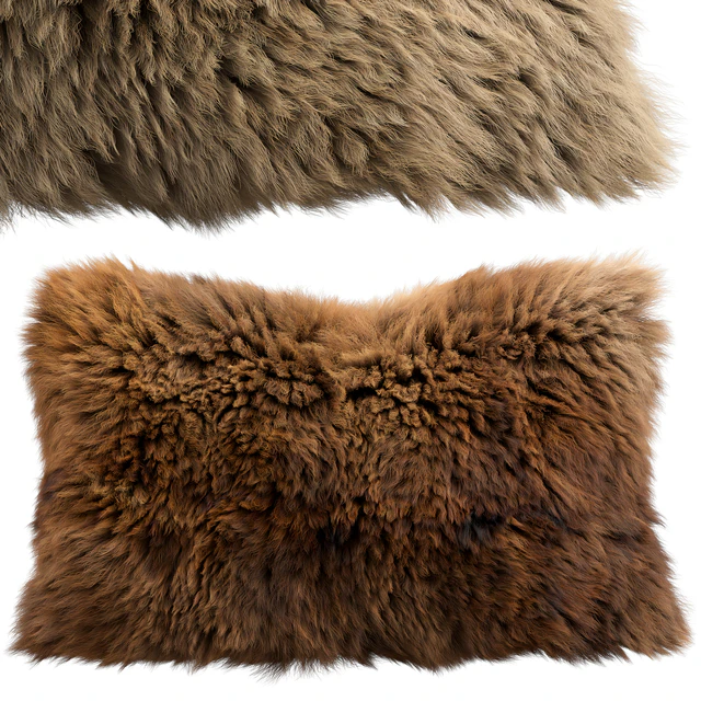 Fur pillows set 3 — Скачать