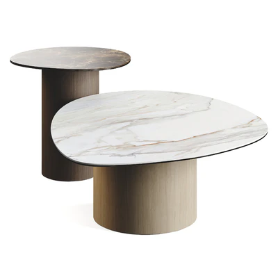 Calligaris Mushroom Coffee TopTables Marble — Ver 5