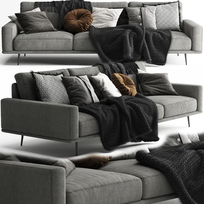 BoConcept Carlton Sofa 3 Seats - Scandinavian Set — Ver 1