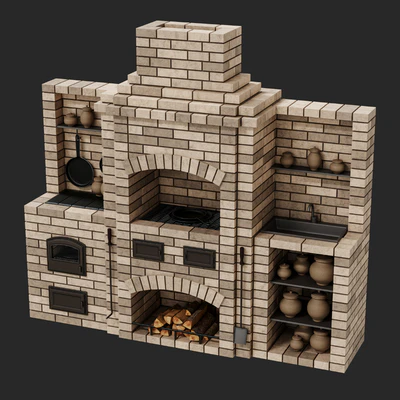 Brick oven barbecue — Ver 1