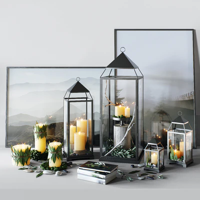Pottery Barn | Malta Lantern Set .1 — Ver 1