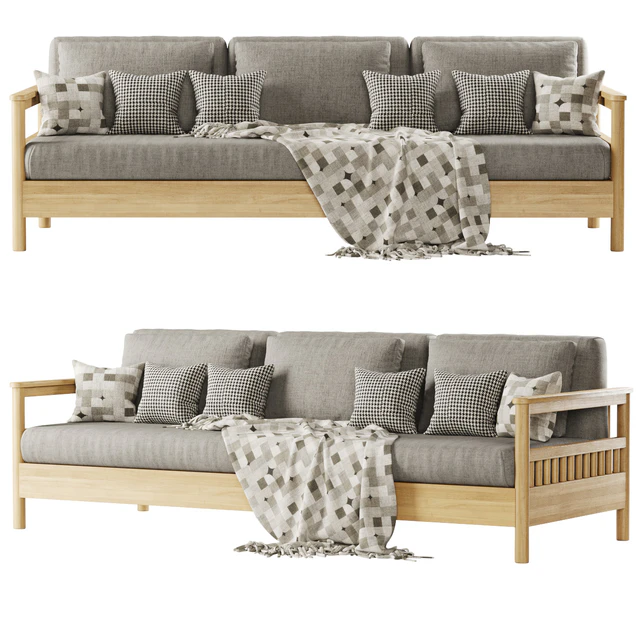 Tribeca outdoor three-seater sofa / Трехместный садовый диван — Скачать