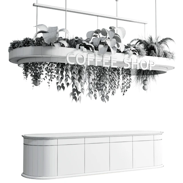Reception Desk for Restaurant and Caffe set 01 corona — Скачать