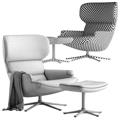 Boconcept-Trento chair + Trento footstool — Ver 4