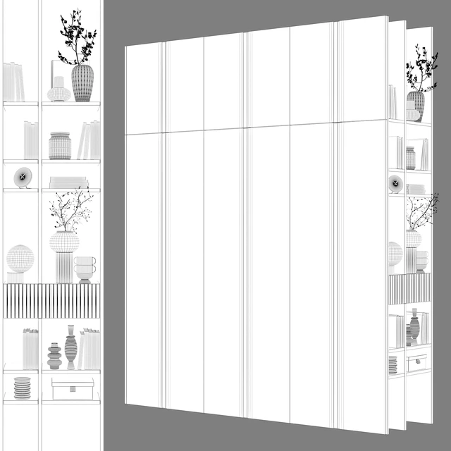 Modular wardrobe in modern minimalist style 101 — Descargar