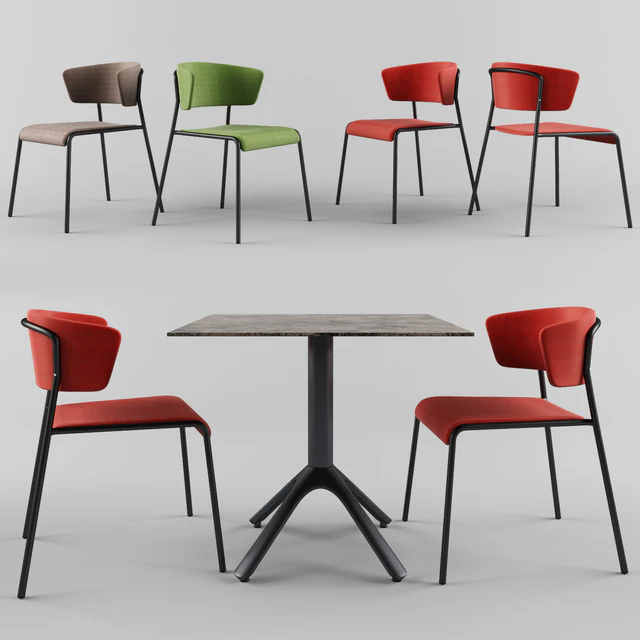 Table SCAB DESIGN Nemo. Chair SCAB DESIGN Lisa — Descargar
