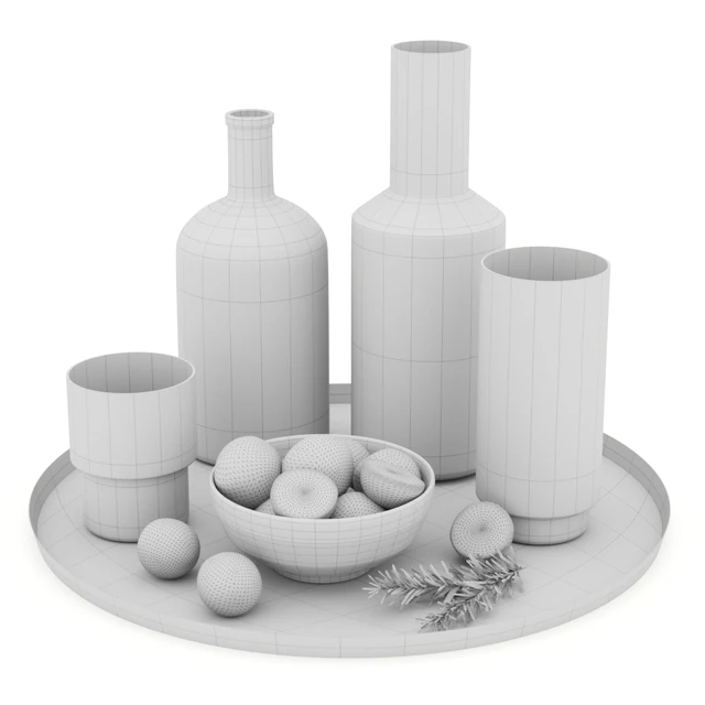 Ripple Glasses Tray — Descargar