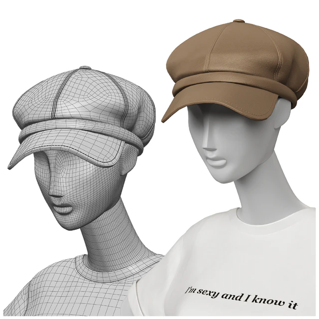 Set of classic women's clothing on mannequins — Descargar