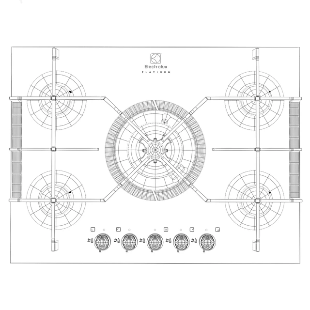 Hob Electrolux EGT97353 Platinum — Download