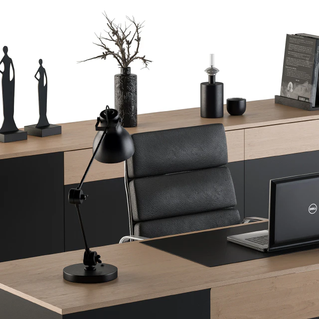 Office Furniture - Manager Set 10 — Descargar