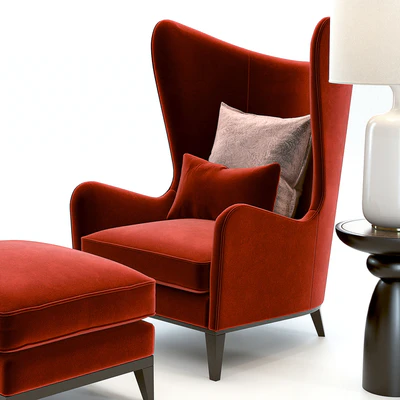 Monroe Armchair Red — Вид 3