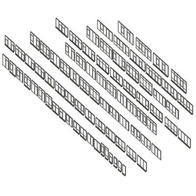 Panoramic glazing / stained glass — Ver 5