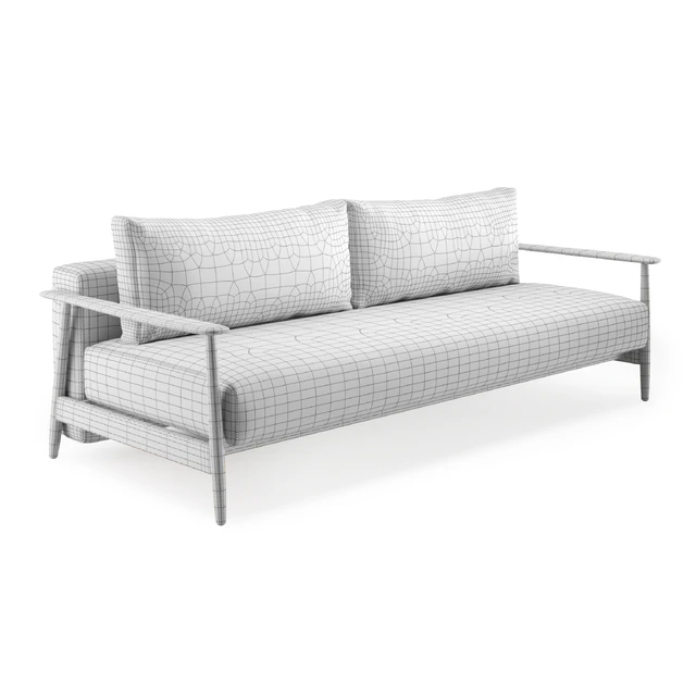 CB2 una,grey,sleeper,sofa — Descargar