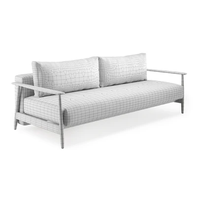 CB2 una,grey,sleeper,sofa — Ver 2