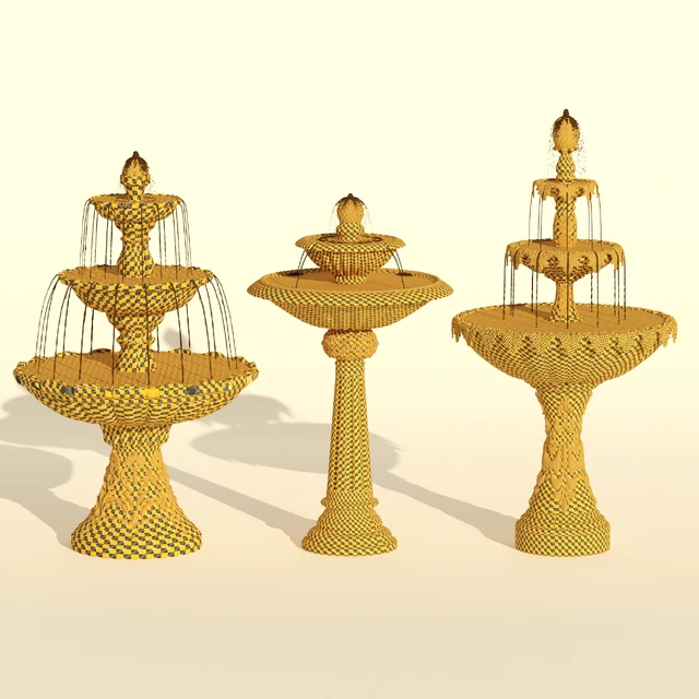 Garden fountain set — Скачать