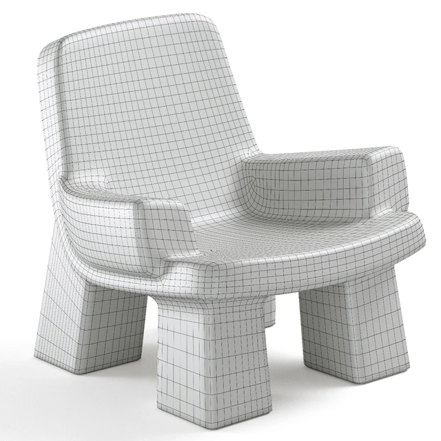 Armchair Faye Toogood Fudge Chair — Descargar