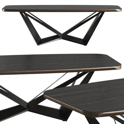 Cattelan Italia Skorpio Wood C Dining Table — Ver 1