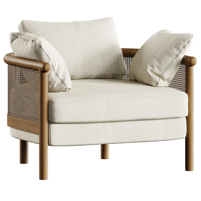Sydney Cane Armchair by Soho Home — Скачать