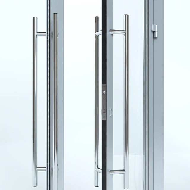 Aluminium door with partitions — Descargar