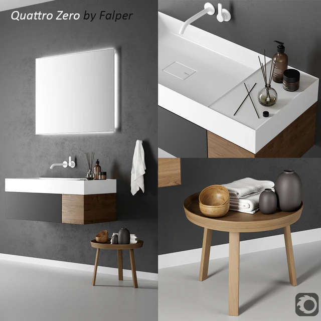 Washbasin Falper Quattro Zero — Descargar