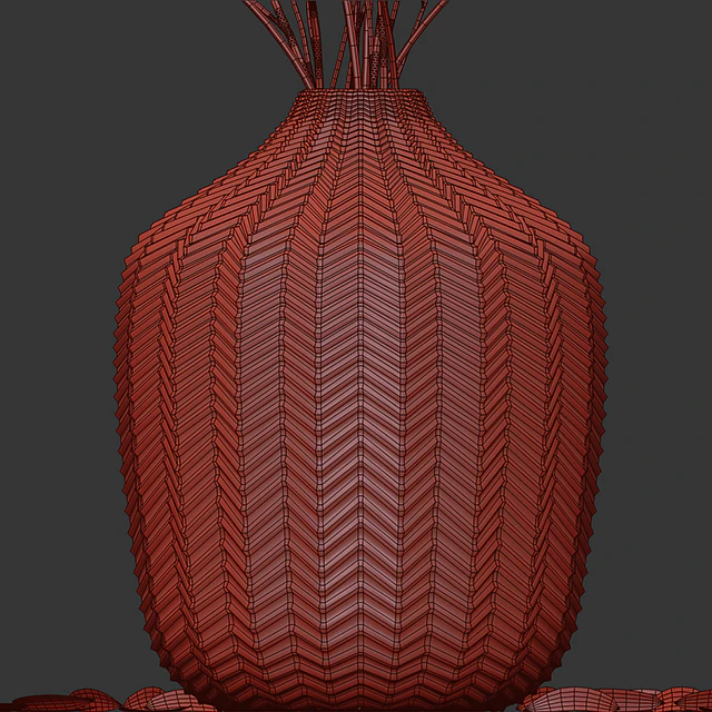 Olive stems in green glass vase — Descargar