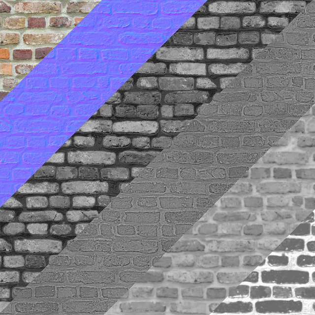 Brick wall with corners — Descargar