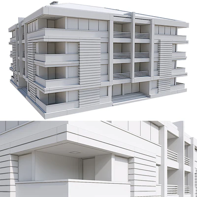 Modern Residential Building 17 — Вид 3