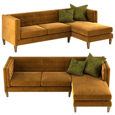 Crate and Barrel Aidan sectional sofa — Ver 2
