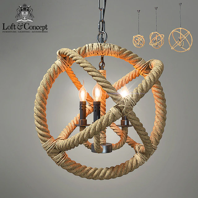 Chandelier Loft American Sphere — Descargar