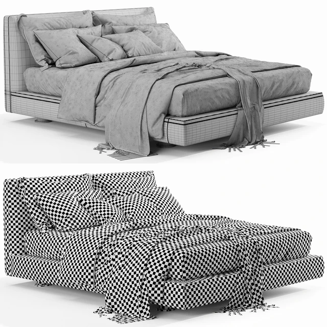 B&B Italia Richard Bed — Descargar