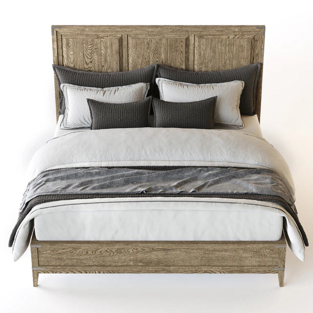 CAYDEN CAMPAIGN PANEL BED WITH CORNER BRACKETS Restoration Hardware — Descargar