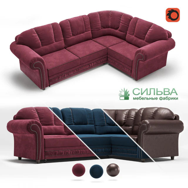 Corner sofa "Sofia" from the MF Silva — Descargar