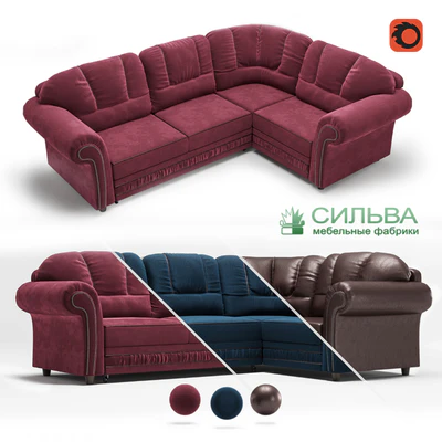Corner sofa "Sofia" from the MF Silva — Ver 1