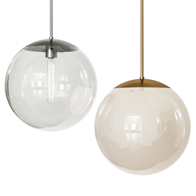 Vega Indoor-Outdoor Brass Gold and Black Nickel Pendant Light — Descargar
