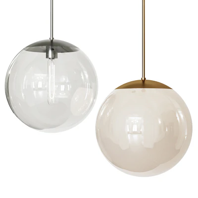 Vega Indoor-Outdoor Brass Gold and Black Nickel Pendant Light — Ver 3