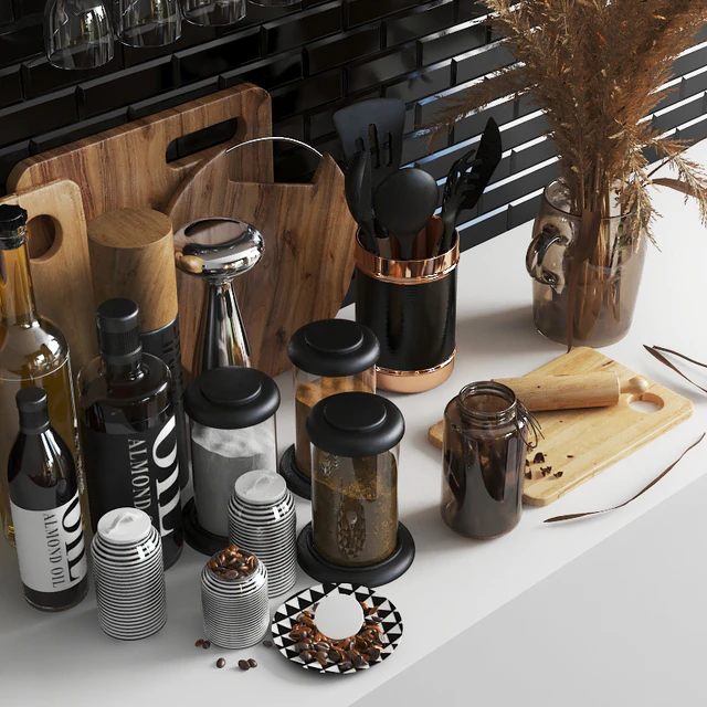 set1218 -kitchen brown — Descargar