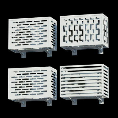 Set of decorative boxes for air conditioner + LG air conditioner — Ver 2