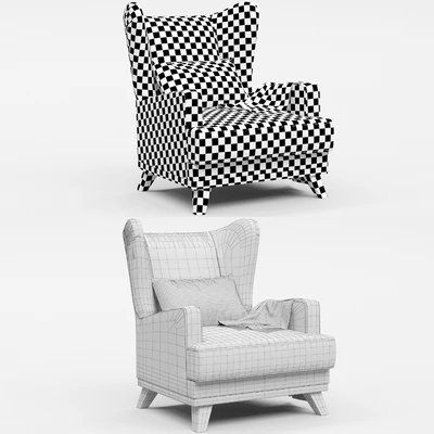 Hoff ludwig armchair brown — Ver 5