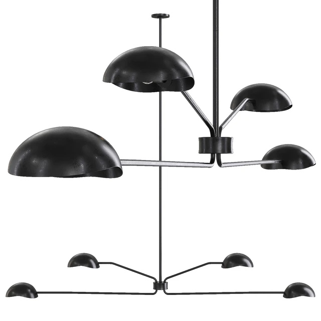 Restoration Hardware CONVESSI LINEAR CHANDELIER 72 Black — Descargar