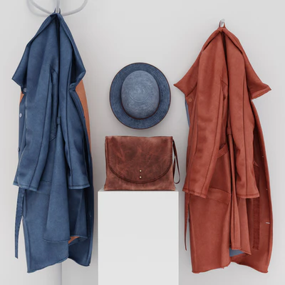coat hanger-rack and on the hook — Ver 1