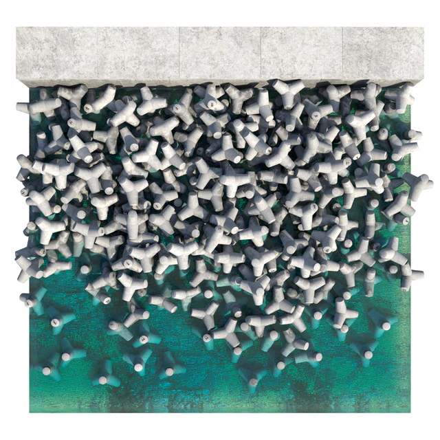 Fragment of the coast protection structure — Descargar