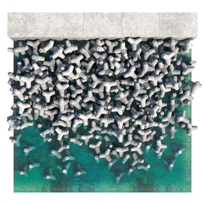 Fragment of the coast protection structure — Ver 1