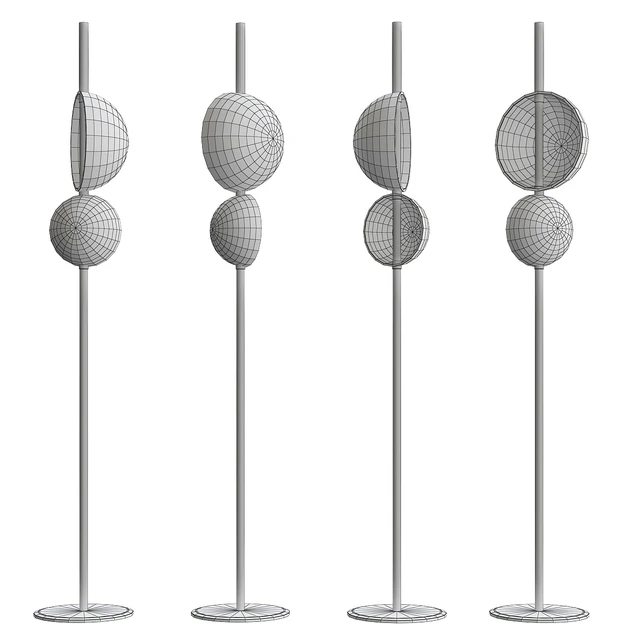 Superluna Floor Lamp Oluce — Скачать