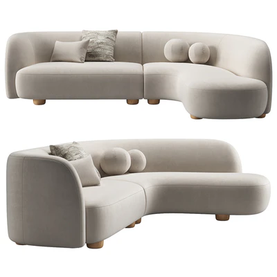 Sofa Laurent 2-Piece by West Elm — Ver 3