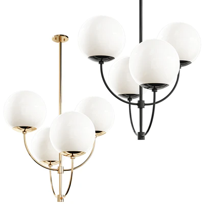 Mitzi Carrie 29 3/4" Wide Aged Gold 4-Light Chandelier — Вид 1