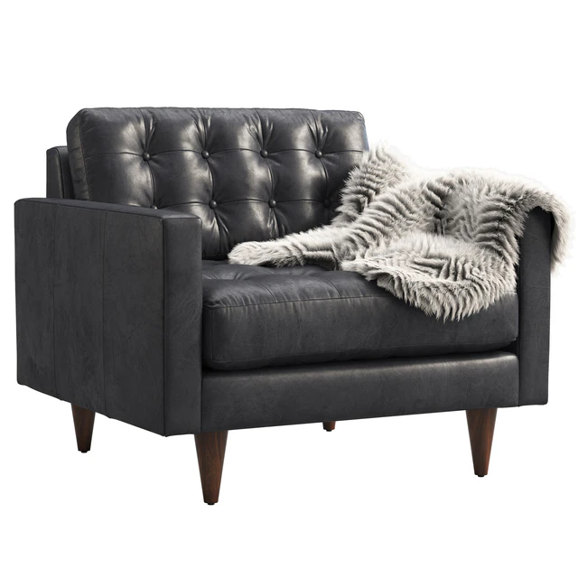 Joybird Eliot Leather Chair — Descargar