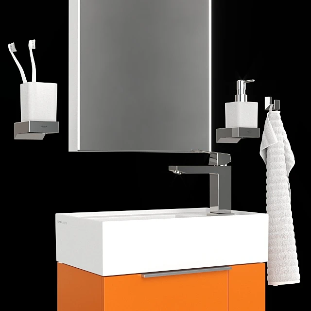 Mini-washbasin Laufen Kartell 815334 (815335). — Descargar