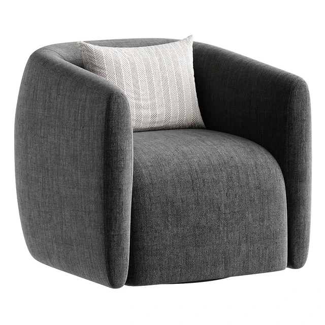 Bernhardt Aline Upholstered Swivel Barrel Chair — Скачать